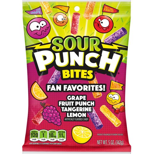 Sour Punch Bites Fan Favourites Peg Bag